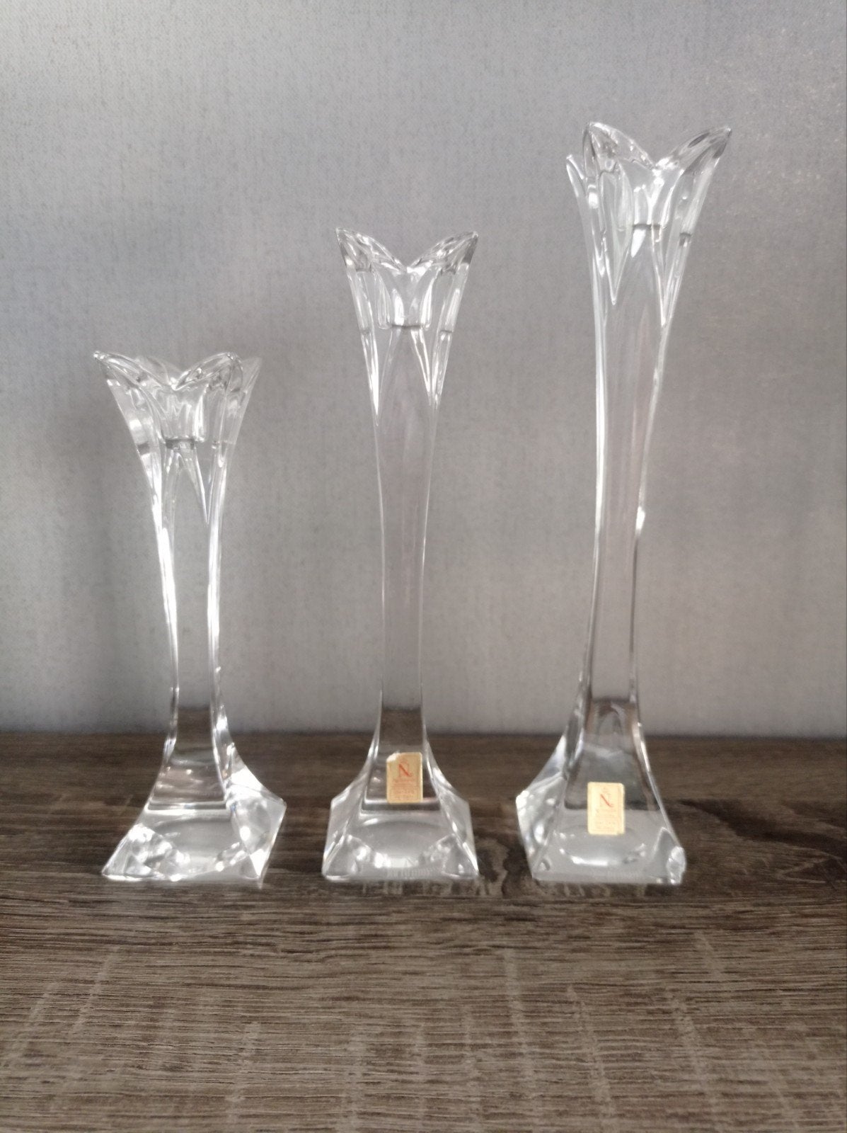 Nachtmann bleikristal kaarsenhouders, Huis en Inrichting, Woonaccessoires | Kandelaars en Kaarsen, Ophalen