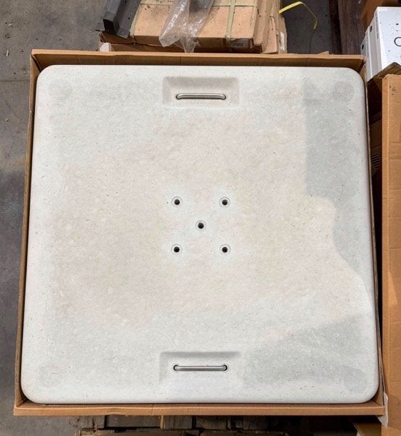 Nieuwe parasolvoet 125 kg, Ophalen, Nieuw, Minder dan 1 meter, Parasolvoet