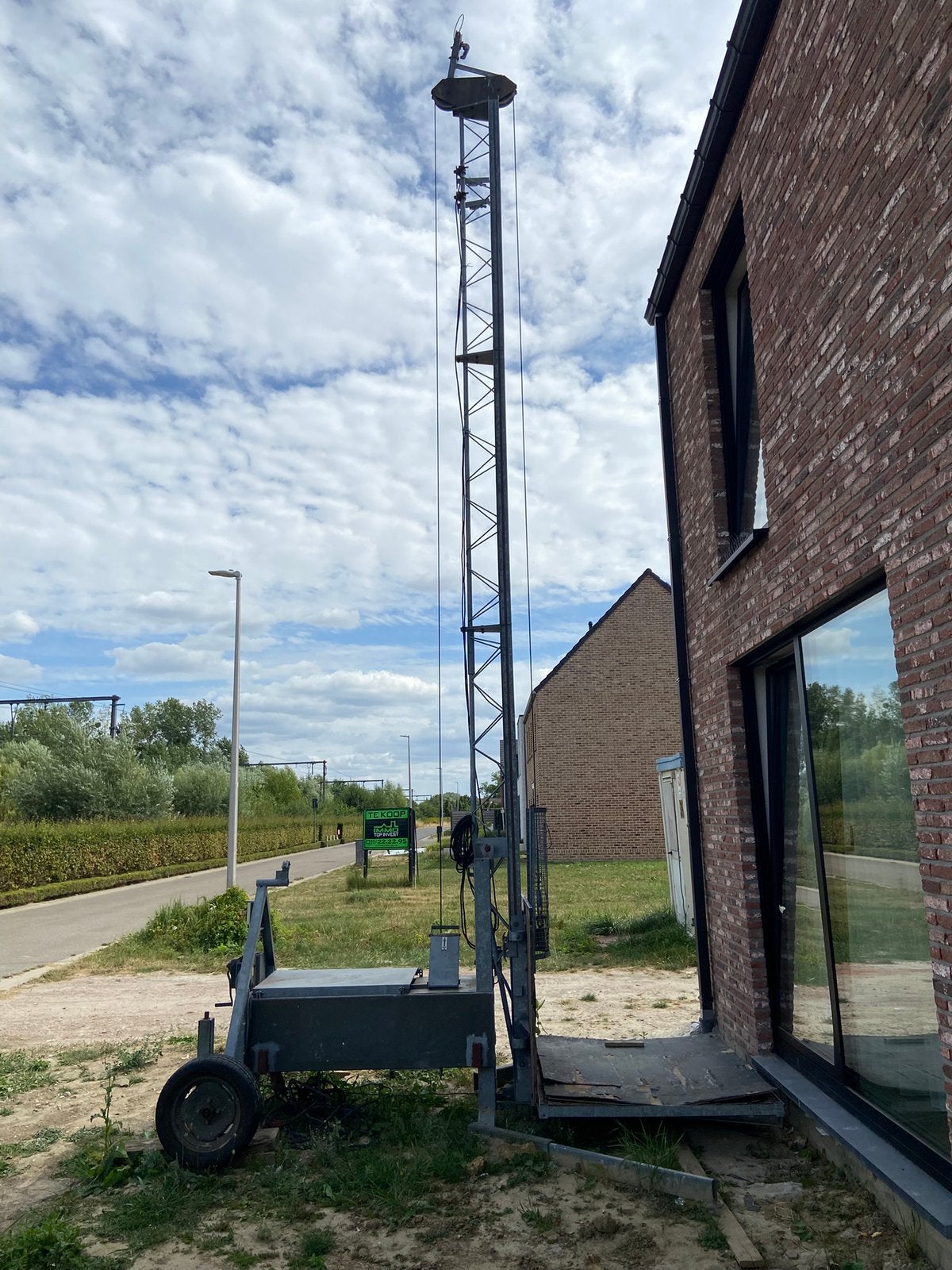 Bouwlift 7 meter hoog – 400kg capaciteit, Enlèvement, Utilisé, Ascenseur de chantier