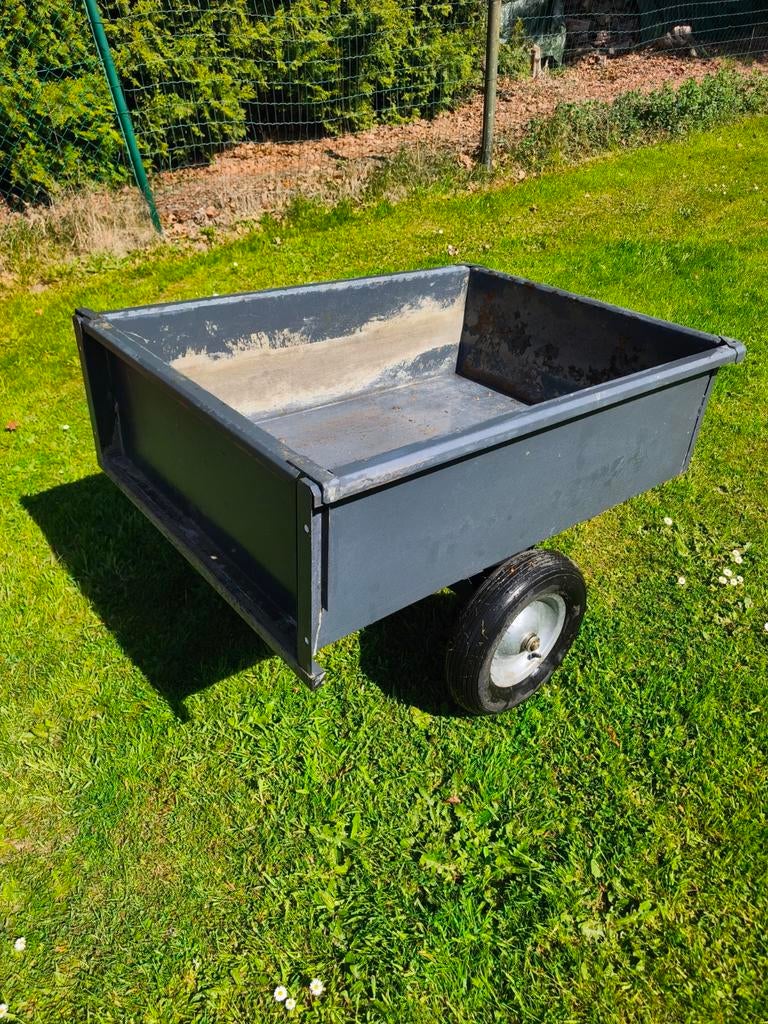 Zitmaaier Aanhanger Rugid 106cm x 76cm x 30cm, Ophalen, Gebruikt, 80 kg of meer, Overige typen