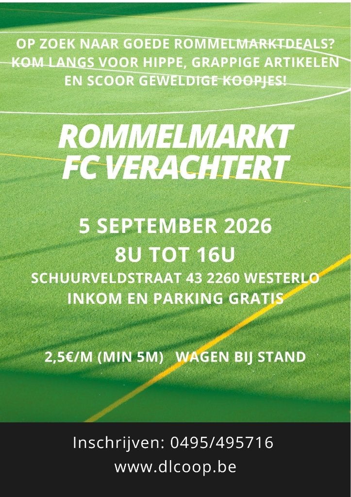 Rommelmarkt Westerlo 5 september