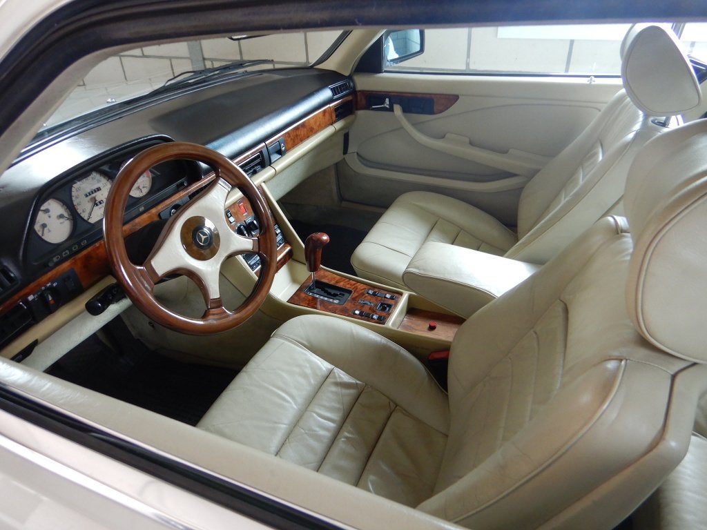 MB 500SEC, Cuir, Achat, Beige, 5000 cm³