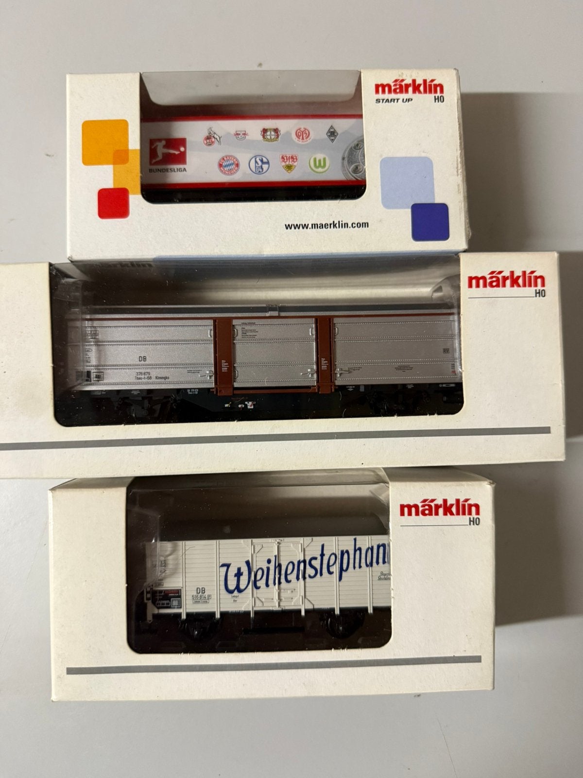 Voitures Märklin H0 2016/2017 — 48166 48167 48617 — neuves, Hobby & Loisirs créatifs, Enlèvement ou Envoi, Neuf, Wagon, Märklin