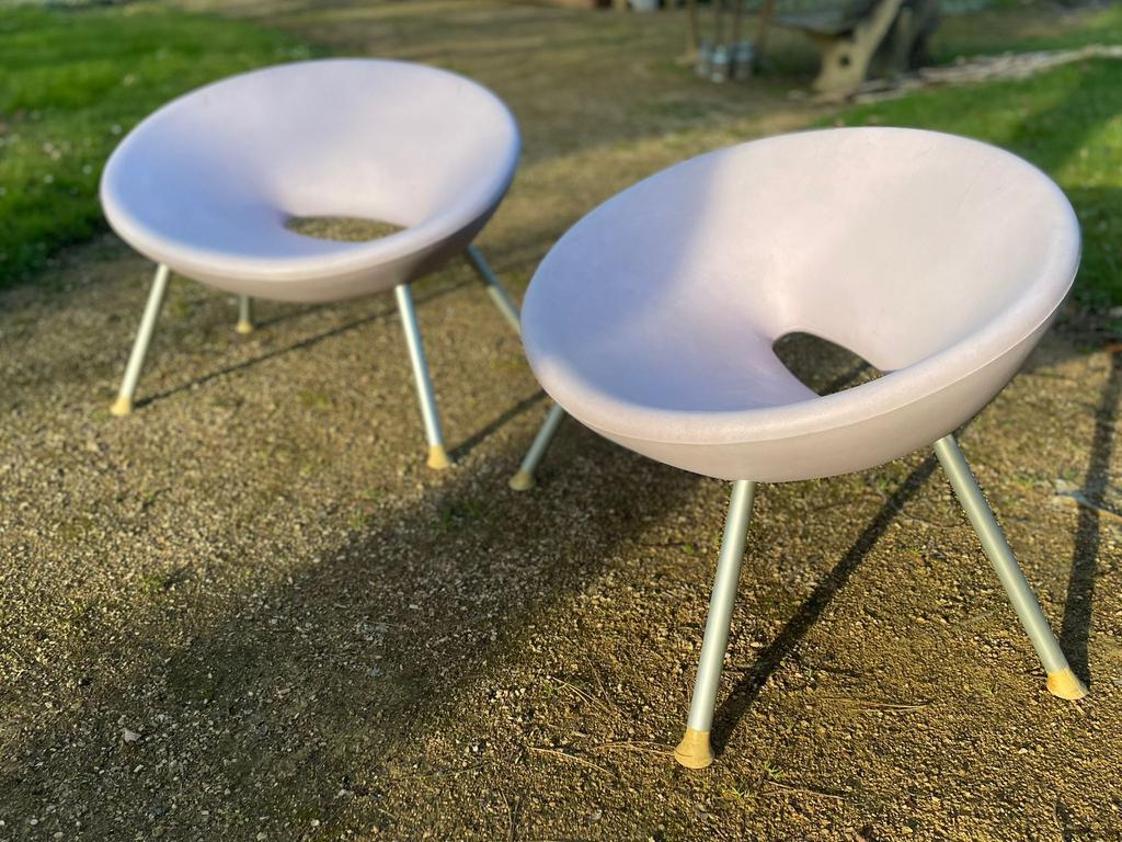 Paar fauteuils van Philippe Starck voor Kartell Ploof, Ophalen, Gebruikt, Plastic