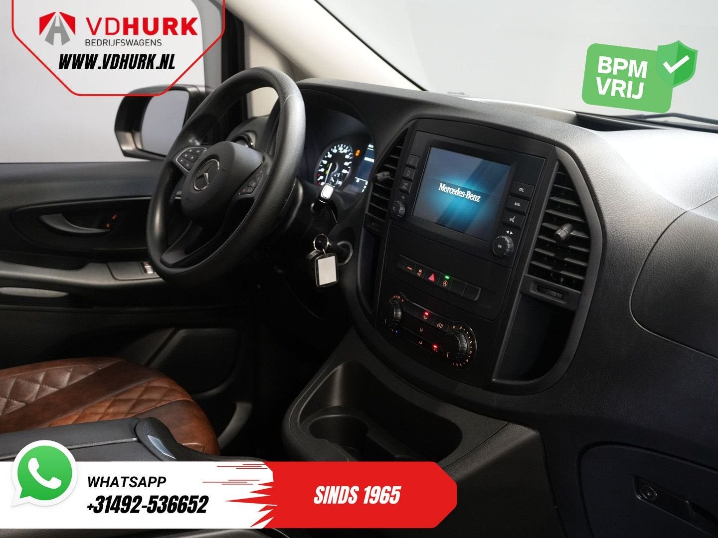 Mercedes-Benz Vito 114 CDI Aut. DC Dubbel Cabine Buffl Leder, Auto's, Automaat, Mercedes-Benz, Bedrijf, Diesel