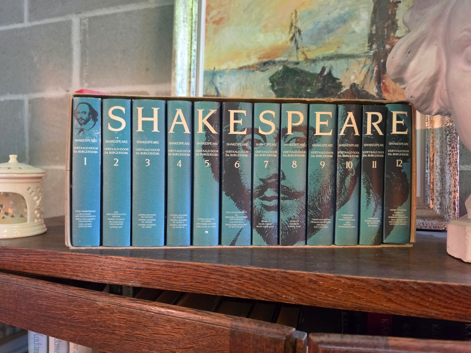 shakespear boeken collectie Nederlandstalig, Ophalen