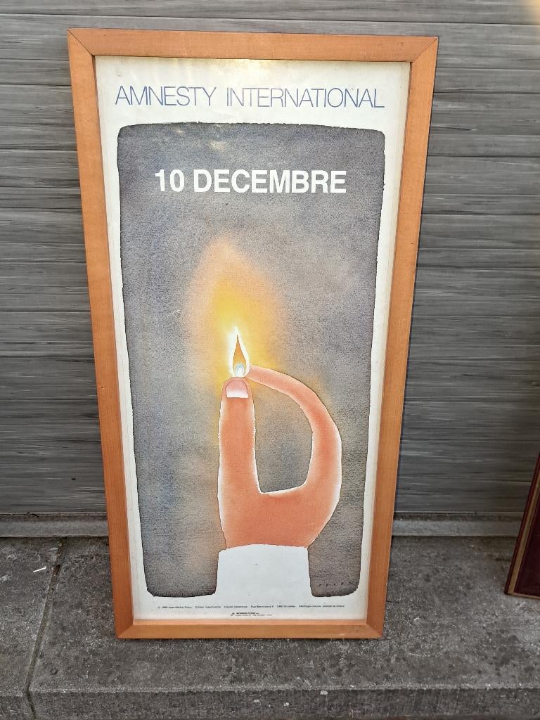 affiche de jean michel folon, Antiek en Kunst, Kunst | Litho's en Zeefdrukken, Ophalen of Verzenden