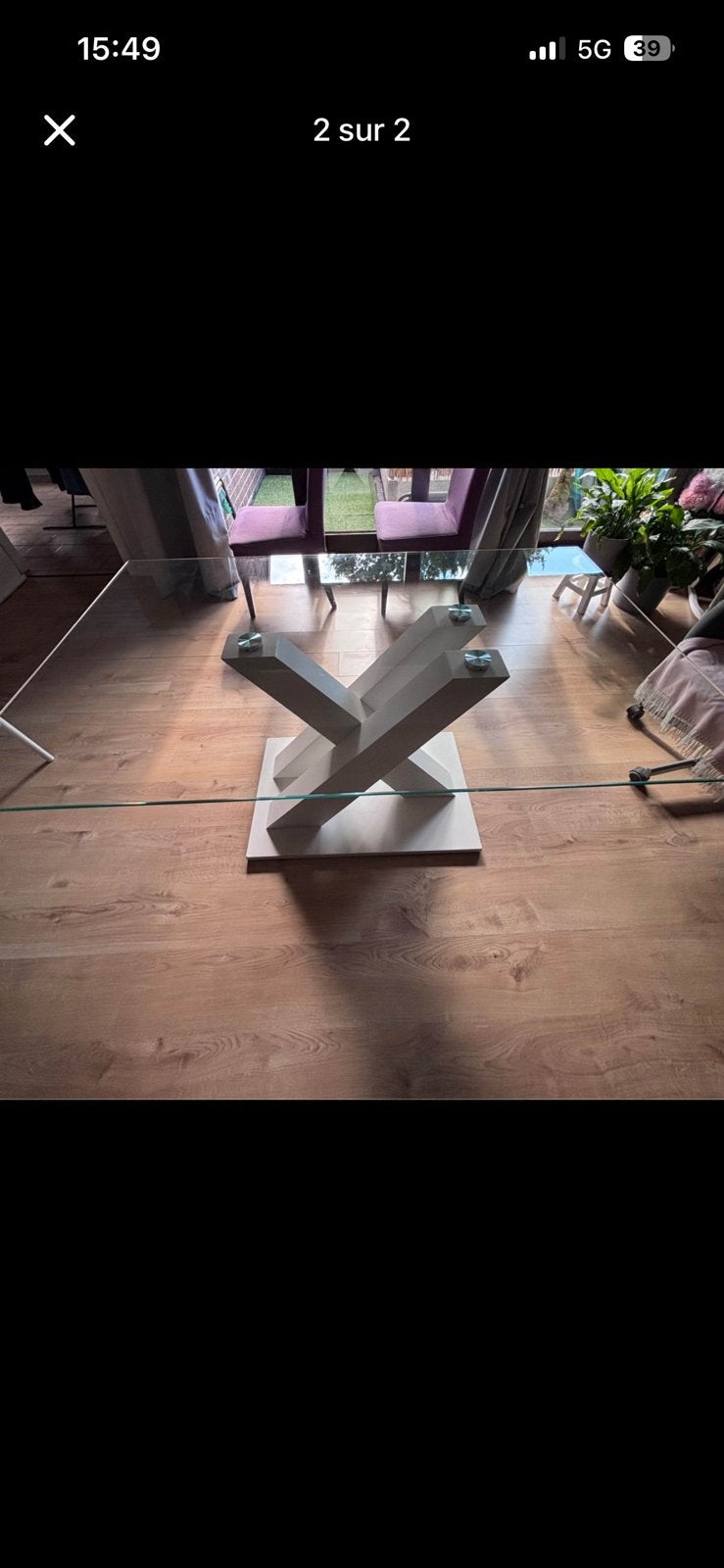 Table de salle a manger, Maison & Meubles, Enlèvement