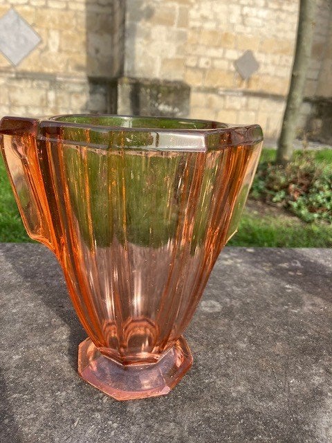 VAAS STOLZLE HERMANOVA HUT BOHEEMS TSJECHISCH ART DECO ZALM, Ophalen of Verzenden