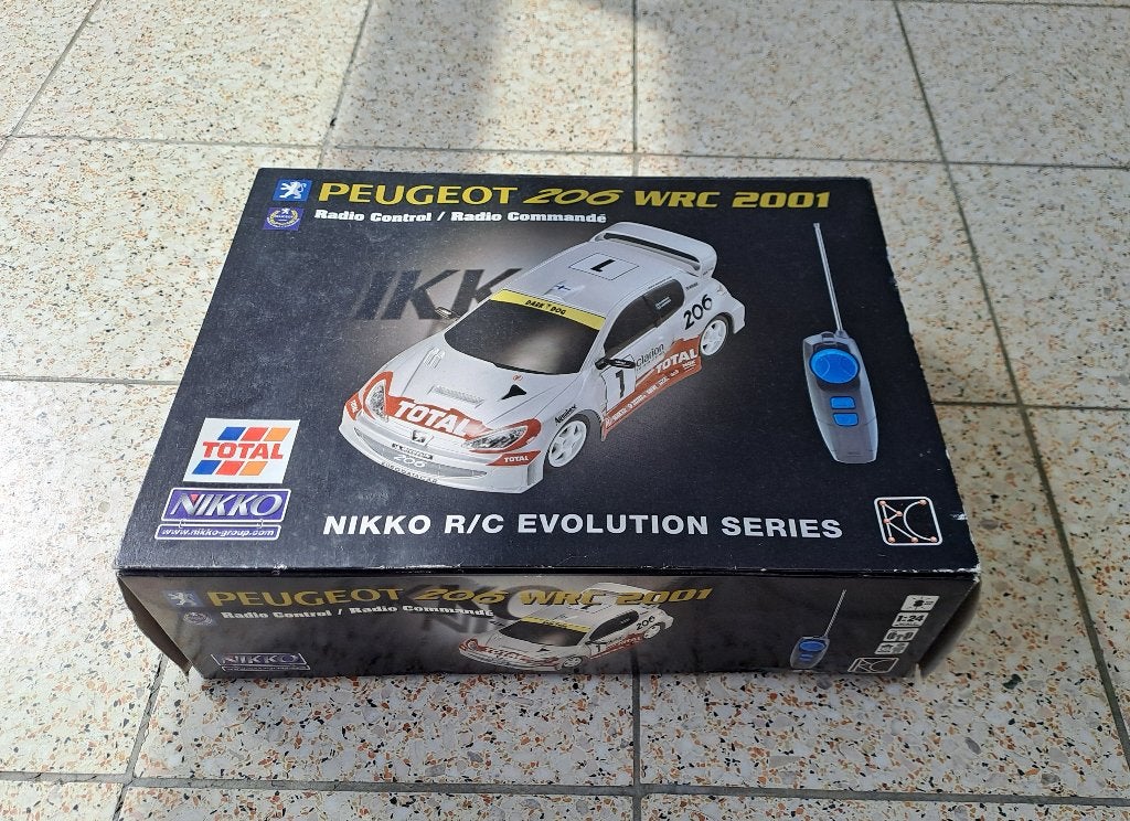 Nikko Peugeot 206 RC, Enlèvement, Comme neuf, Électro, Voiture on road