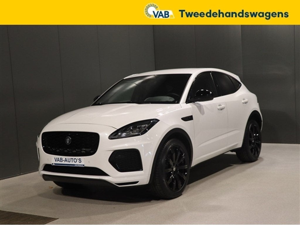 Jaguar E-Pace   P160 R-DYNAMIC mild hybrid FWD A/T, Automaat, Zwart, Wit, Bedrijf
