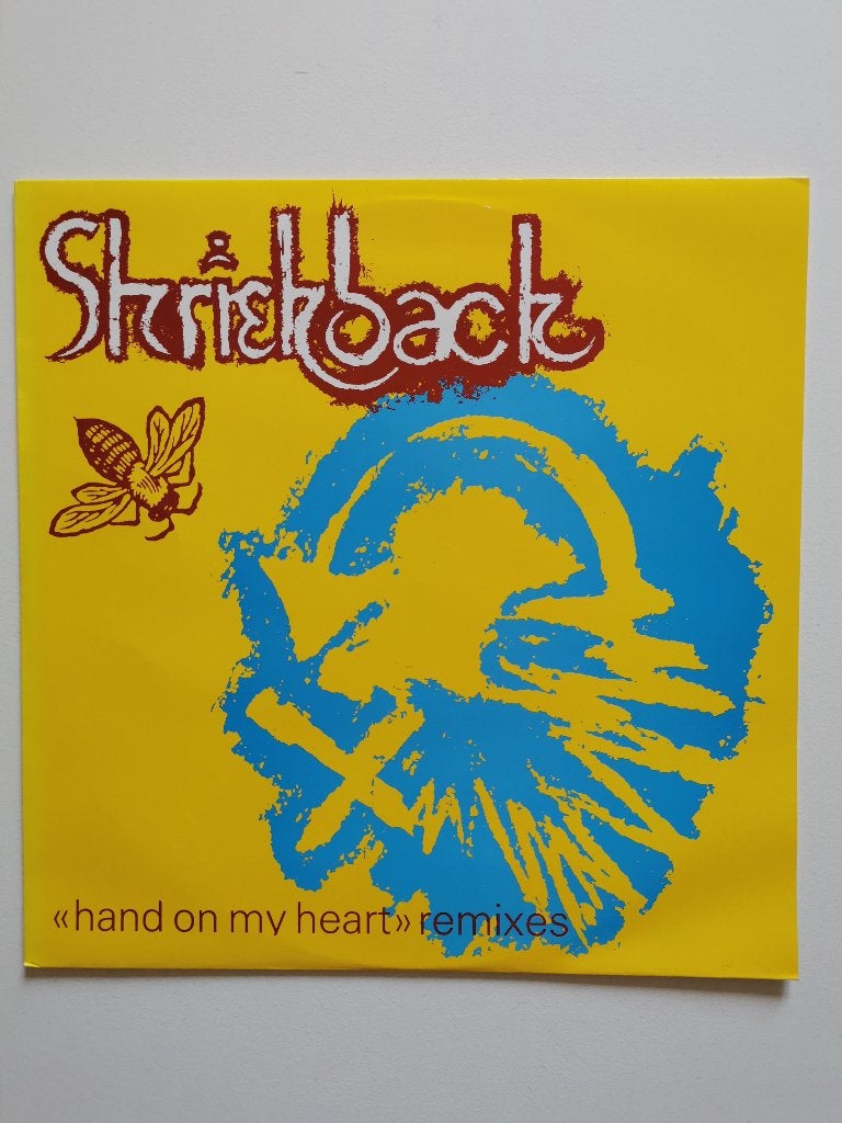 Shriekback - Hand on my heart, CD & DVD, Vinyles Singles, 12 pouces, Enlèvement, Utilisé, Housse de protection extérieure