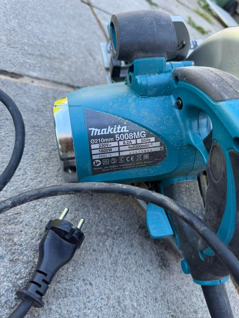 Cirkelzaag makita te koop, Doe-het-zelf en Bouw, Ophalen, Zo goed als nieuw