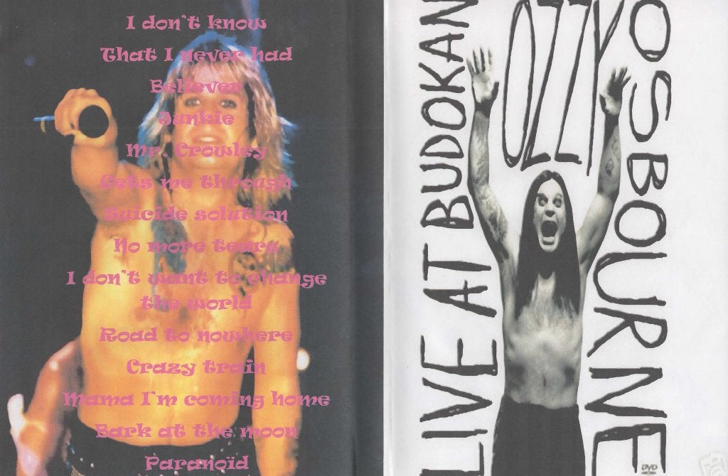 DVD - Ozzy OSBOURNE - LIVE AT BUDOKAN, Envoi, Comme neuf, Concert