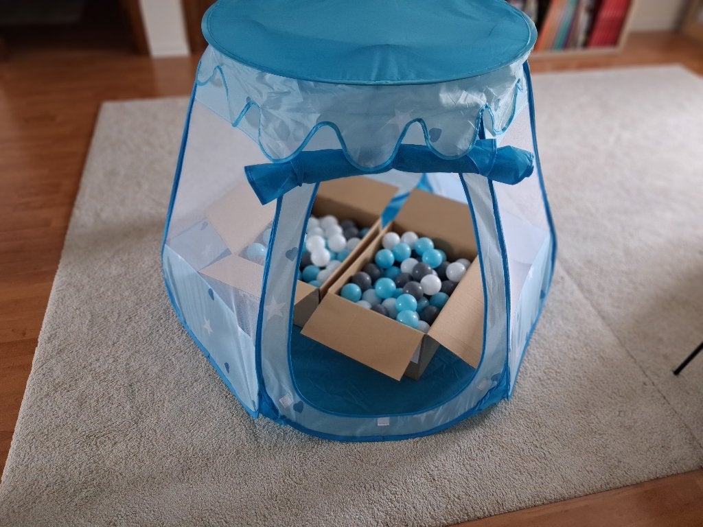 Tente de jeu avec 200 balles, Enlèvement, Comme neuf