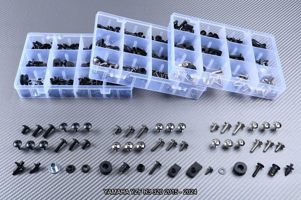 Kit visserie spécifique pour YAMAHA YZF R3 320 2015 - 2024, Motos, Enlèvement ou Envoi, Neuf