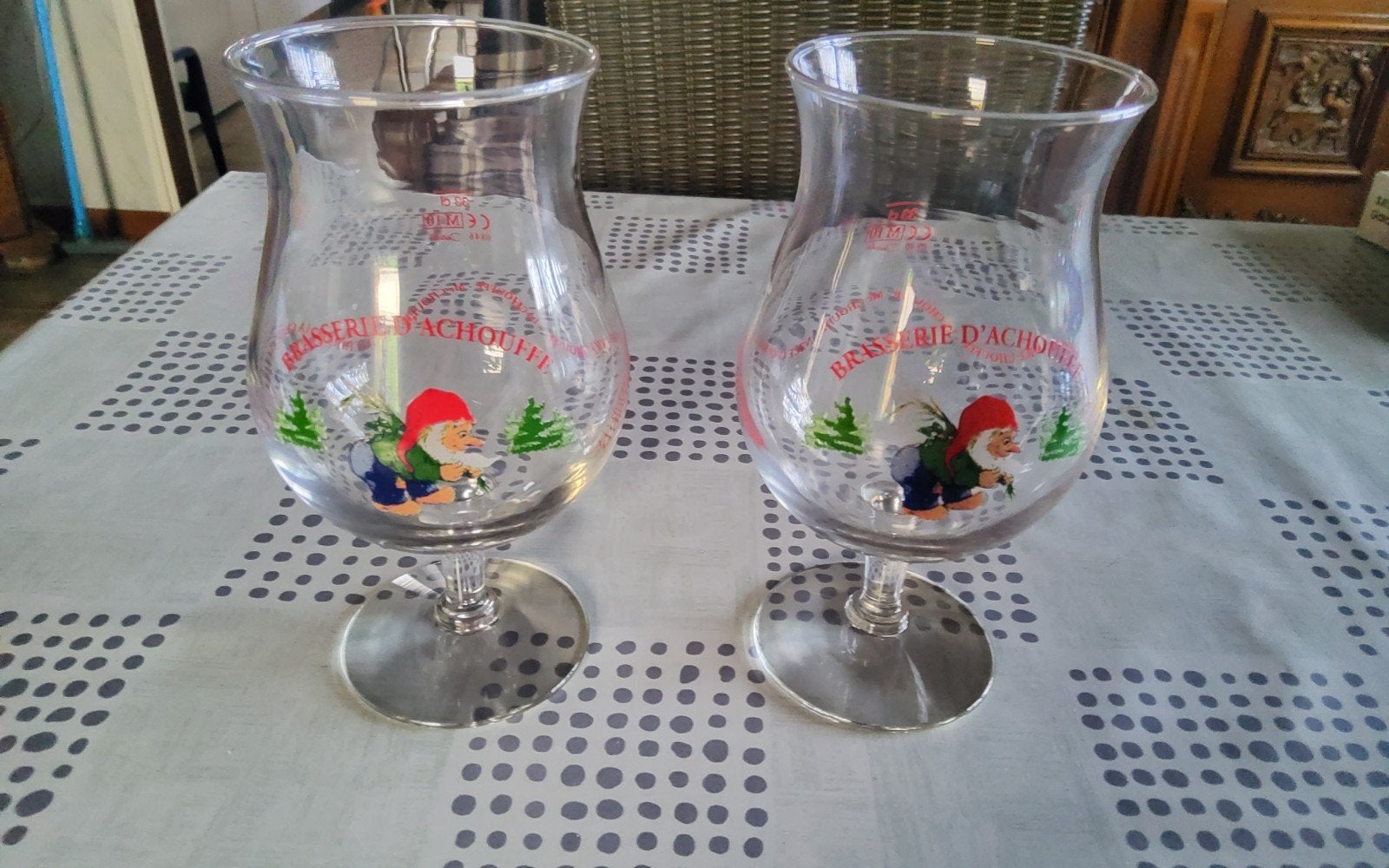 2 chouffe glazen, Ophalen, Nieuw, Bierglas