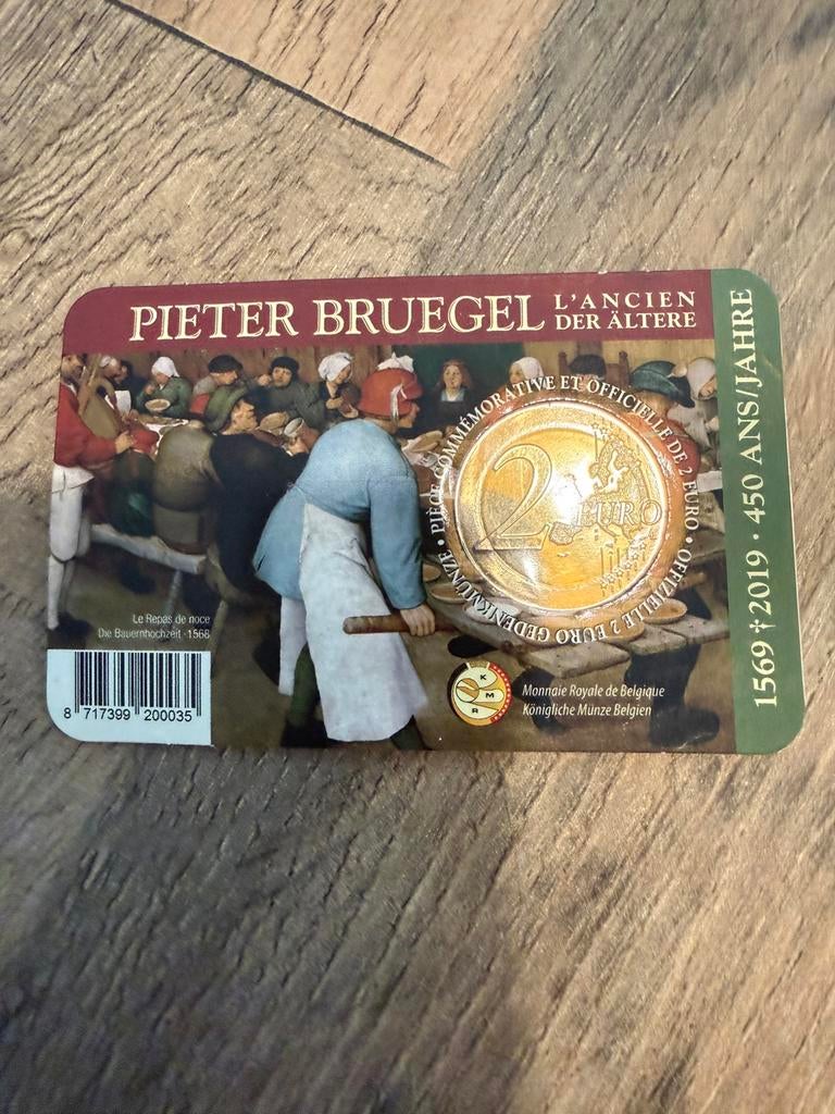 2 euro pieter bruegel 2019, Ophalen of Verzenden