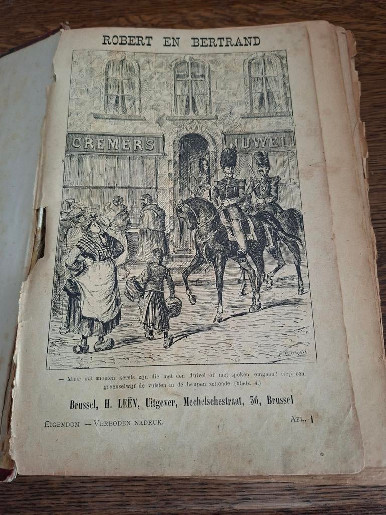 Robert en Bertrand - Vroege Brusselse uitgave H. Leën, Ophalen