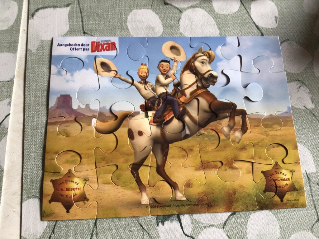 Suske en Wiske magnetische puzzel Dixan 2009, Ophalen of Verzenden, Suske en Wiske, Zo goed als nieuw