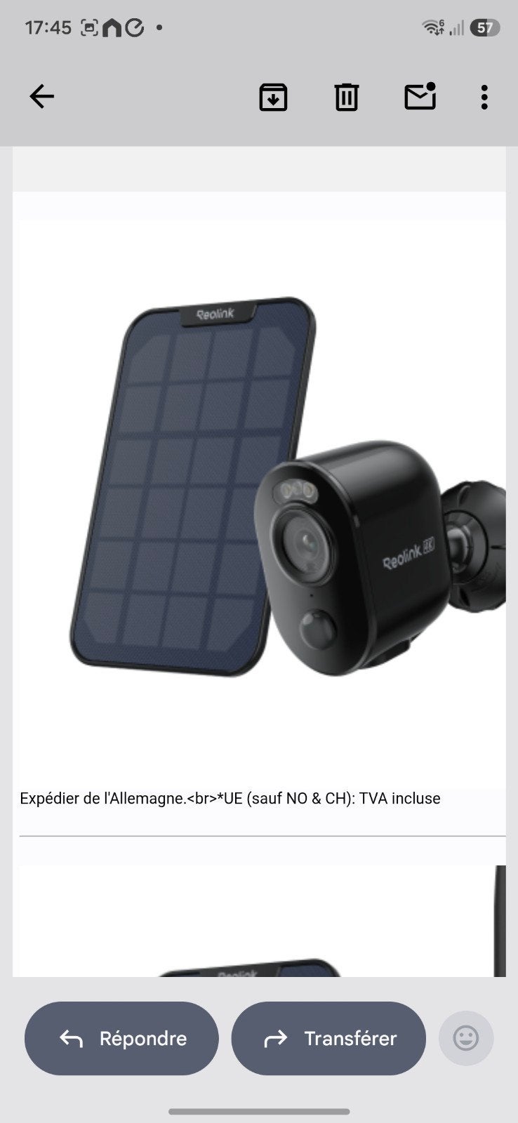reolink argus 3 ultra neuves jamais utilisées, Jardin & Terrasse, Enlèvement ou Envoi