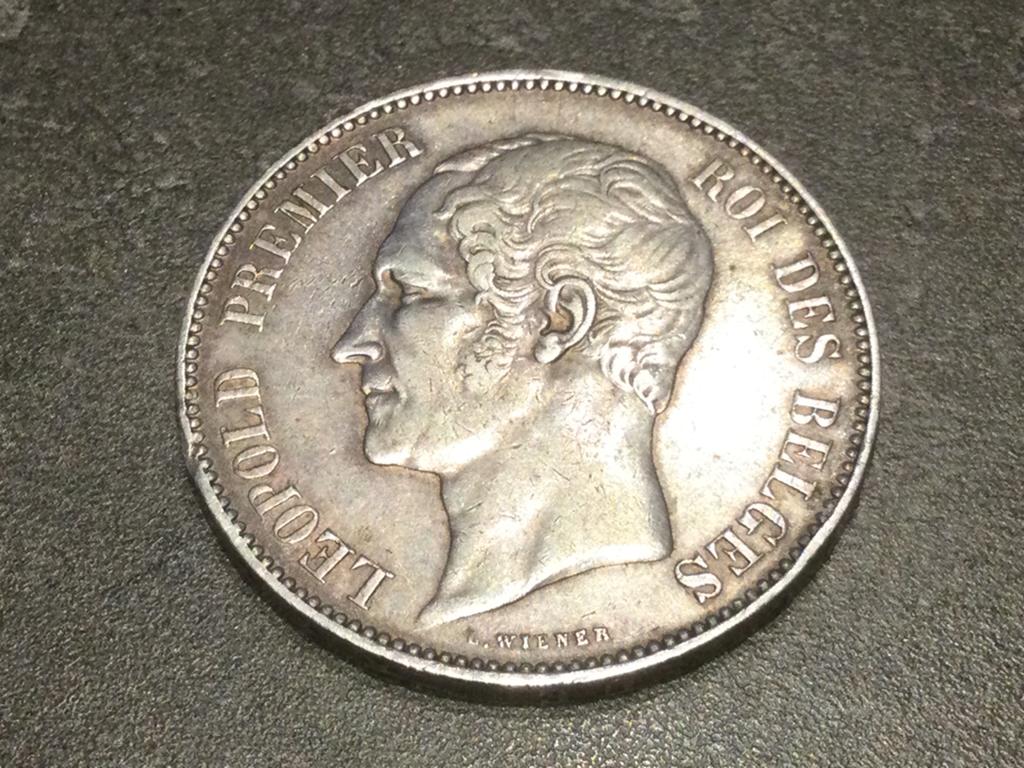 Belgique 5 francs 1865 Léopold I, Enlèvement ou Envoi, Argent