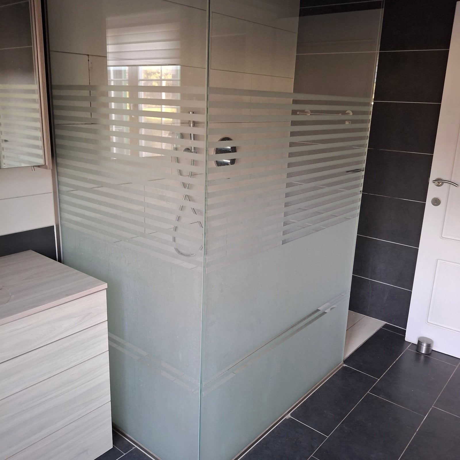 douchewand 120 x 210/ 90 x 2210, Ophalen