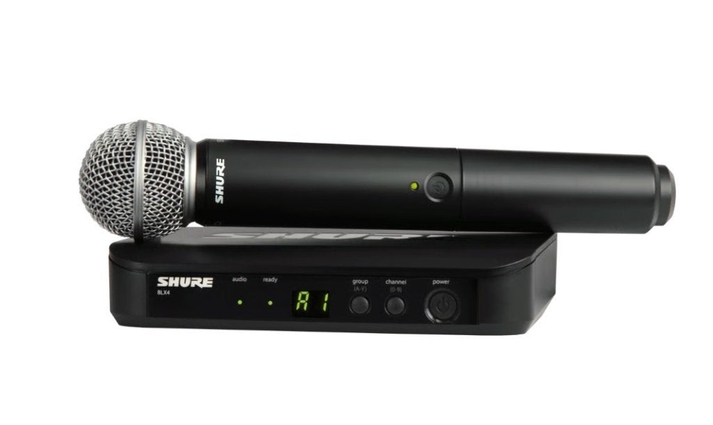 Draadloze microfoon Shure M58, Muziek en Instrumenten, Microfoons, Ophalen of Verzenden, Zo goed als nieuw, Zangmicrofoon