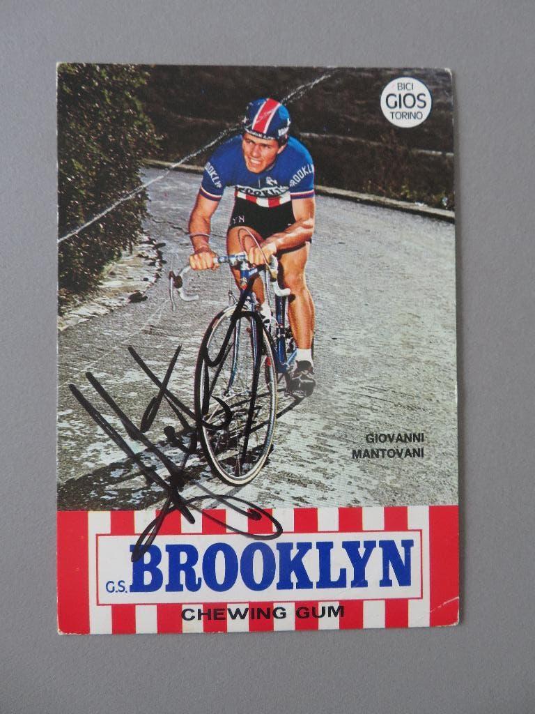 wielrennen Brooklyn chewing gum Giovanni Mantovani, Enlèvement ou Envoi, Comme neuf, Affiche, Image ou Autocollant