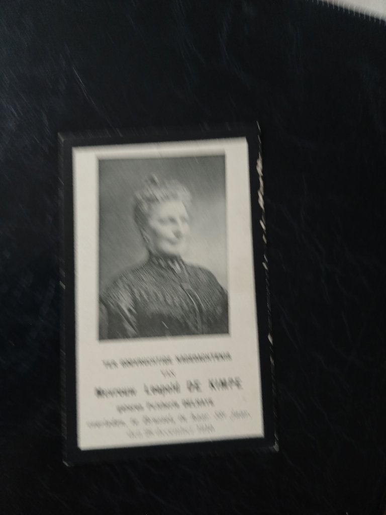 pulcherie delhaye overl 1910, Verzamelen, Verzenden, Bidprentje