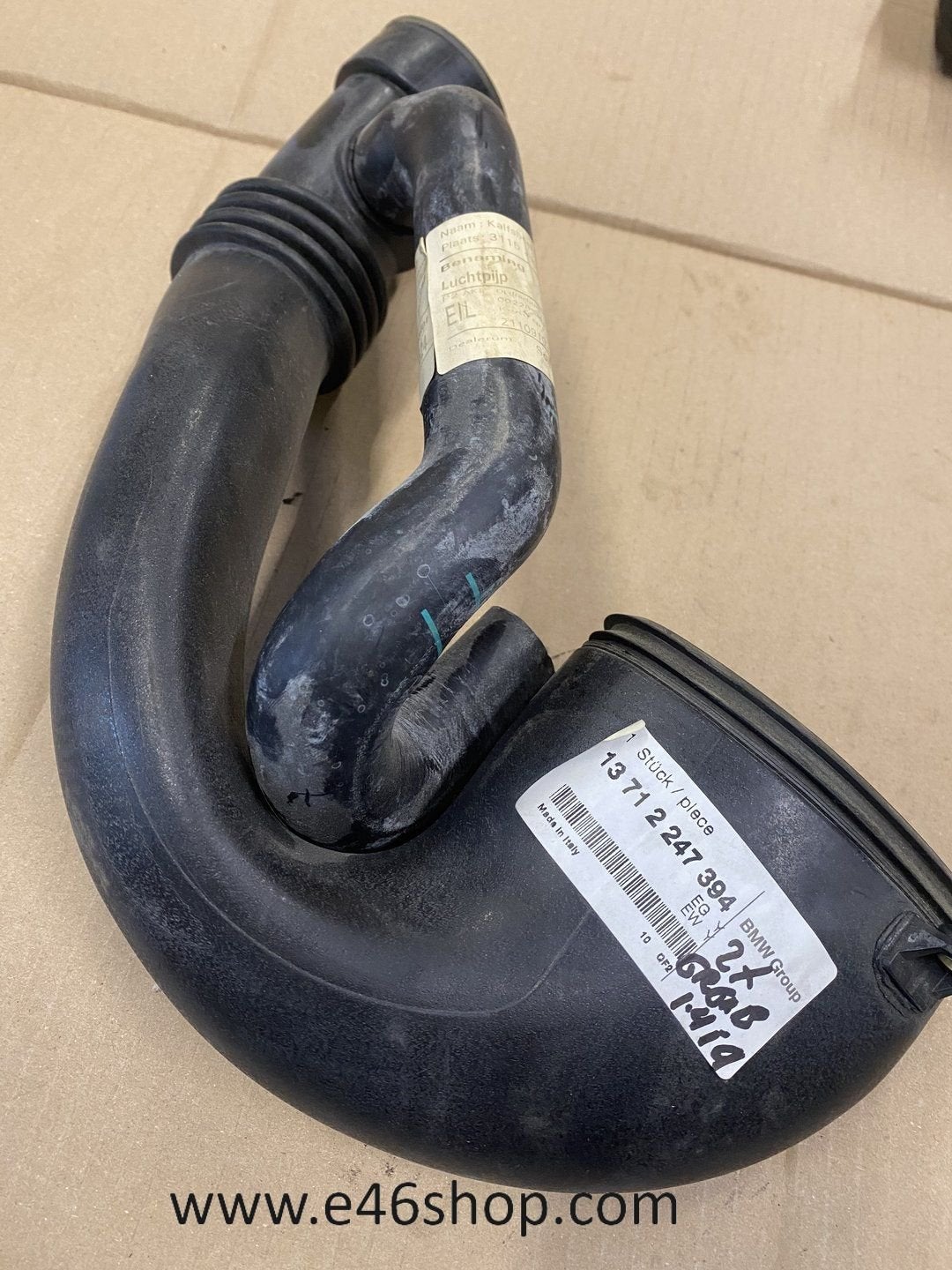 Aanzuigbuis BMW E46 E39 M47  OEM 13712247394 NIEUW ORG BMW, Neuf, -, -, Enlèvement ou Envoi