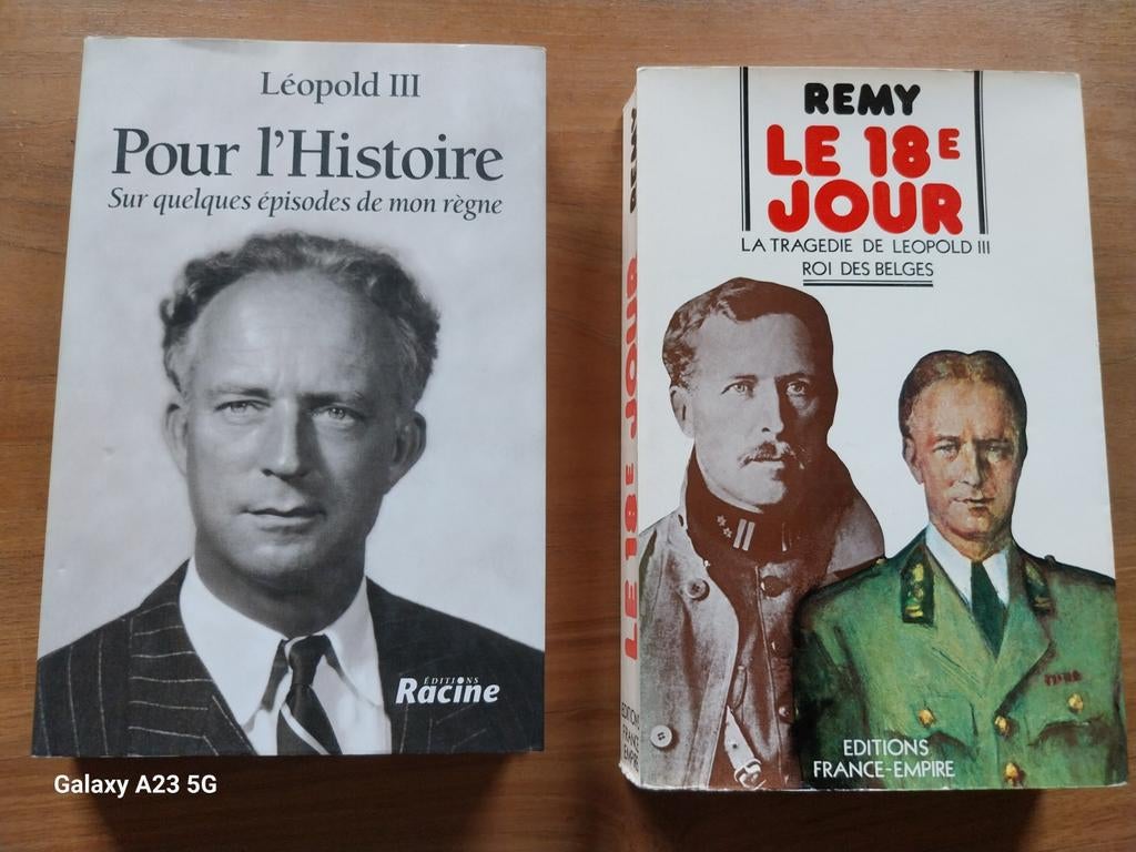 Set van 2 boeken over Leopold III, Ophalen of Verzenden, Gelezen