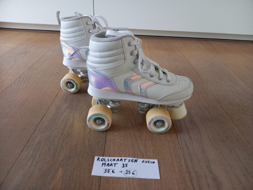 Rolschaatsen Maat 35 - Oxelo nieuwstaat, Ophalen of Verzenden, Zo goed als nieuw, Kinderen