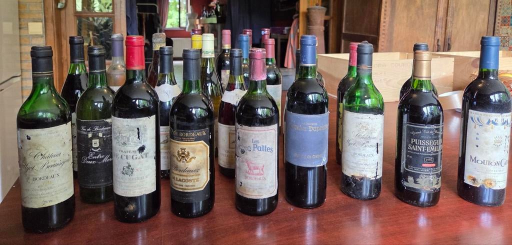bouteilles de vin