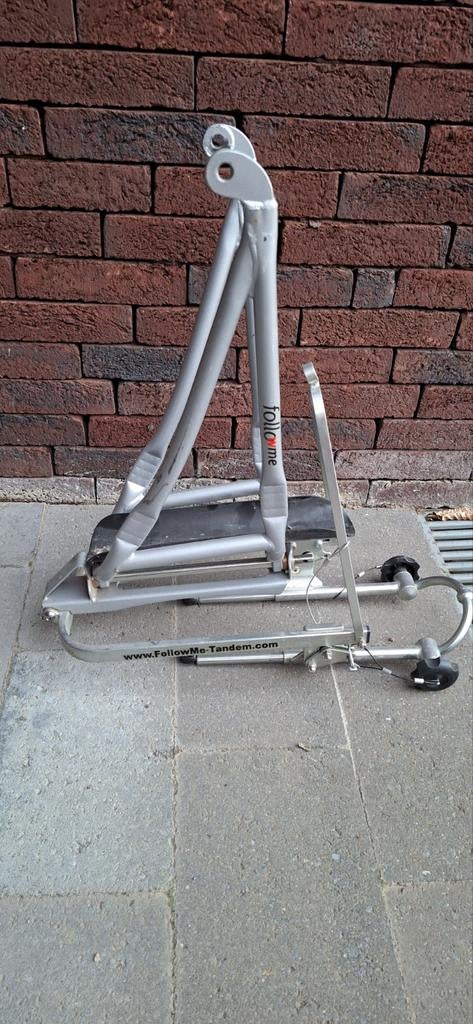 2 x FollowMe Tandem, Vélos & Vélomoteurs, Accessoires vélo | Remorques, Comme neuf, Vélo suiveur, Enlèvement