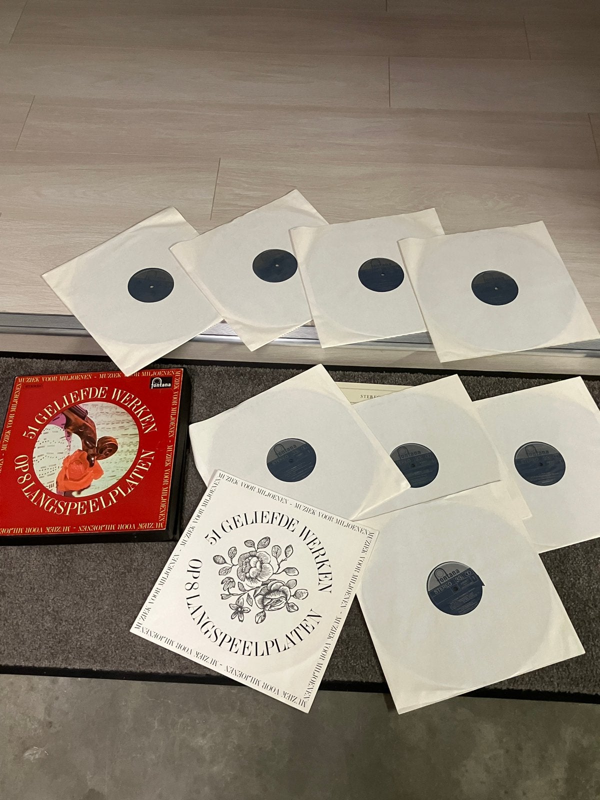Set van 8 LP’s Muziek voor Miljoenen - vintage jaren 70, Enlèvement ou Envoi