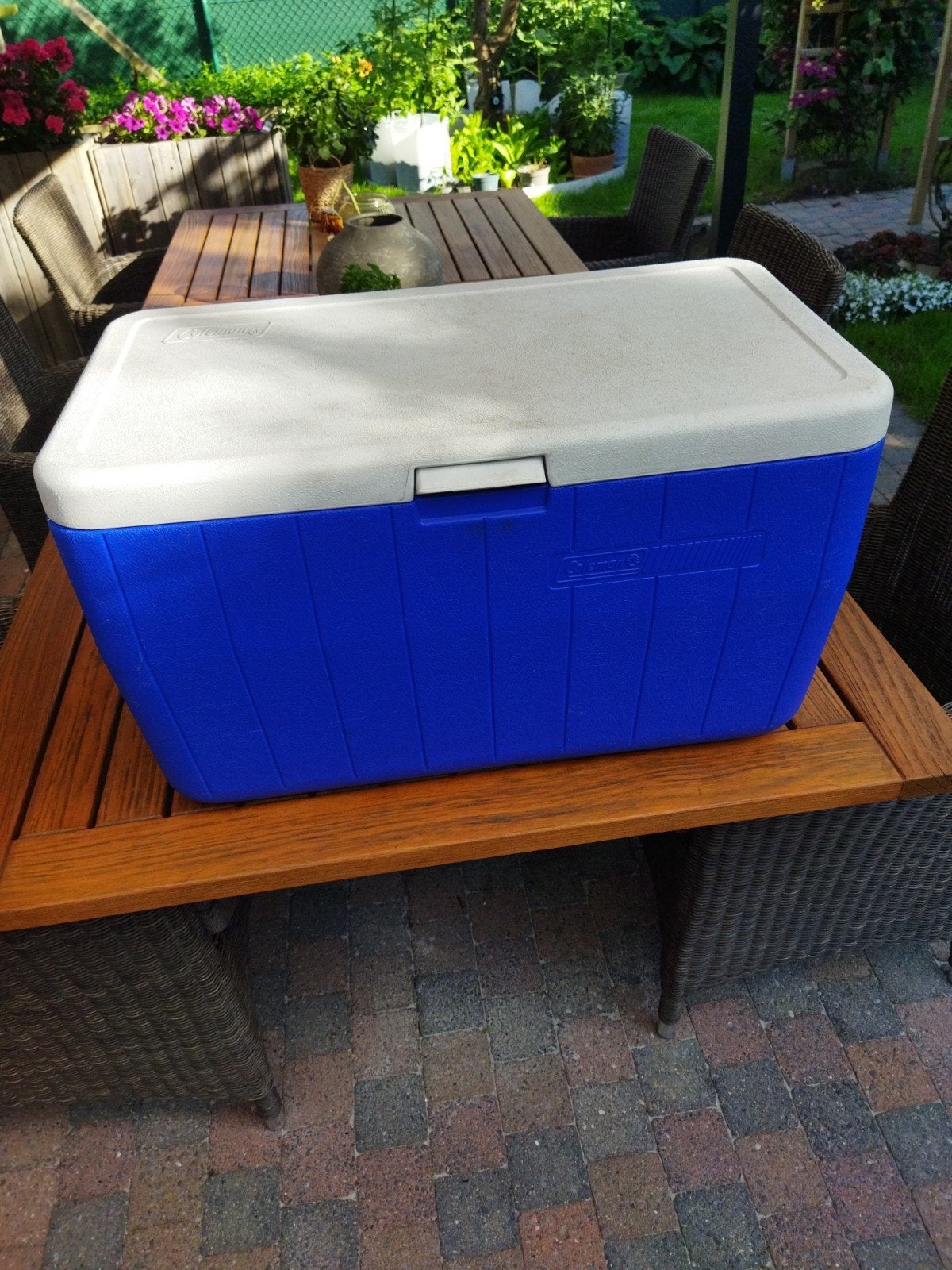 Coleman koelbox, Ophalen, Koelbox
