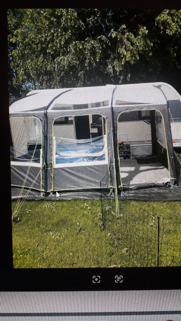 lichtgewicht voortent caravan type baroness window ,, Caravans en Kamperen, Voortenten en Luifels, Ophalen, Gebruikt, Polyester
