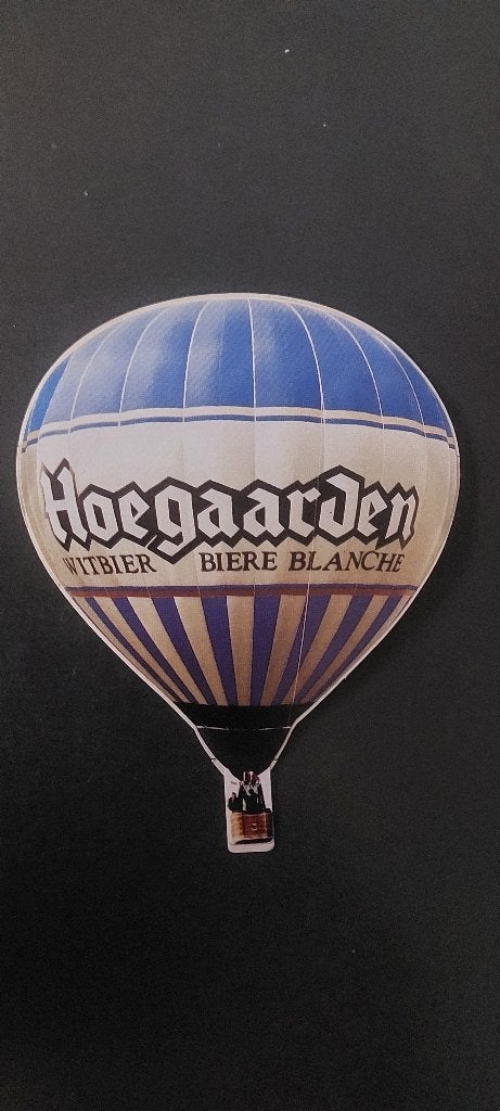 Sticker autocollant luchtballon hoegaarden bier, Verzamelen, Verzenden, Gebruikt
