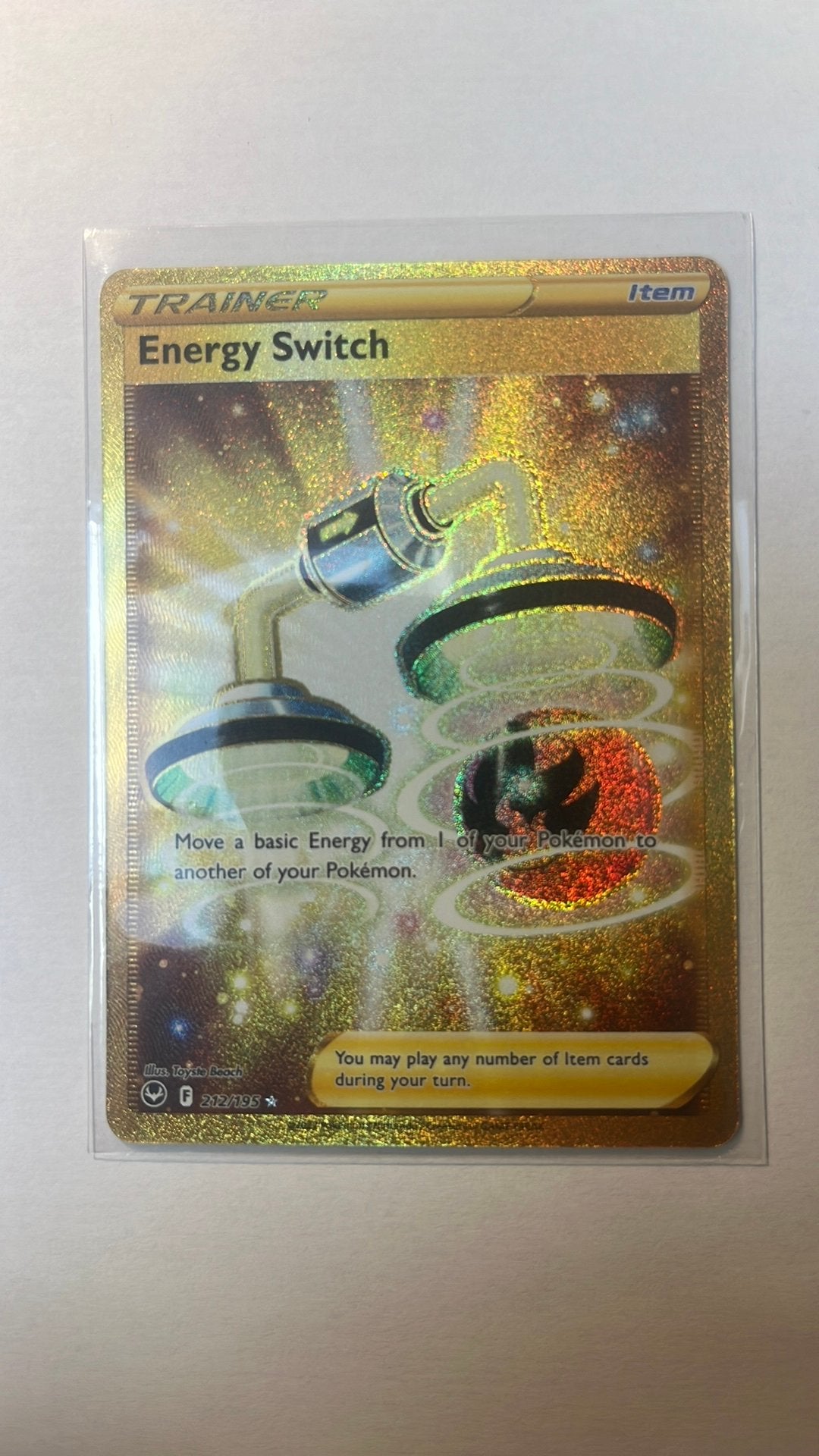 Energy Switch #212 gold, Ophalen of Verzenden, Zo goed als nieuw, Meerdere kaarten