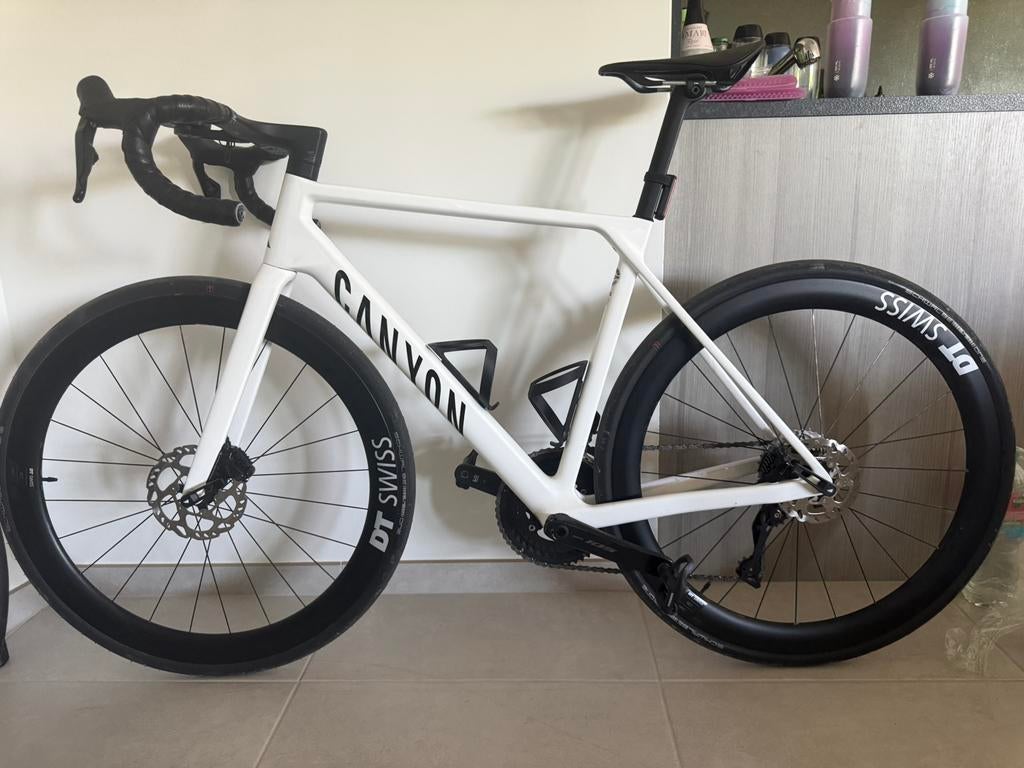 Canyon Ultimate CF 7 Aero – Carbon racefiets, Fietsen en Brommers, Carbon, Heren, Schijfrem, 53 tot 57 cm