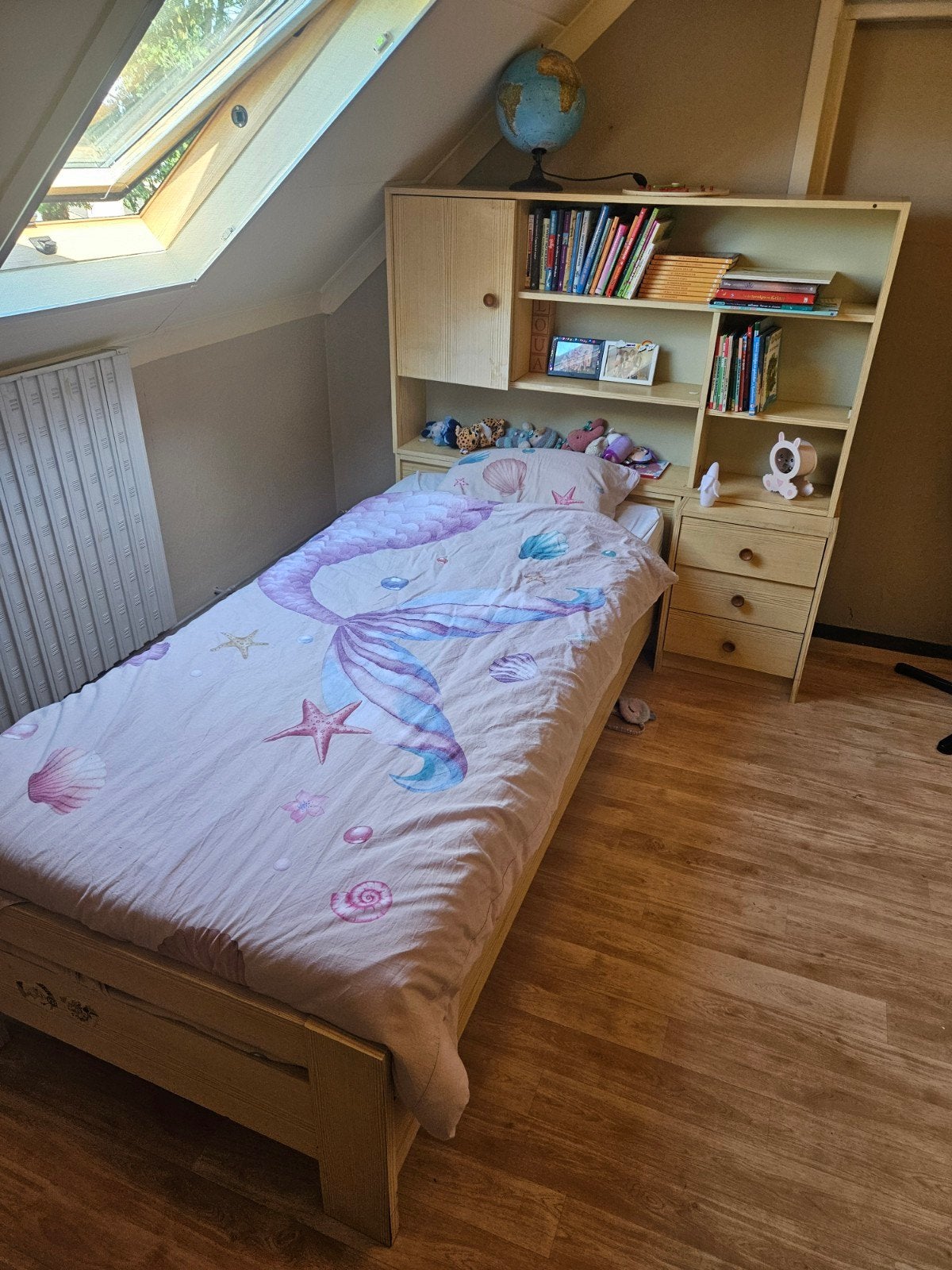 Bed en kleerkast - kinderkamer, Ophalen, Gebruikt, Eenpersoons