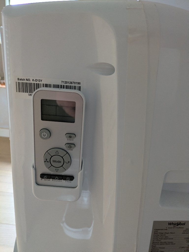 airco Whirlpool PACW212CO, Ophalen, Timer, 3 snelheden of meer, Zo goed als nieuw