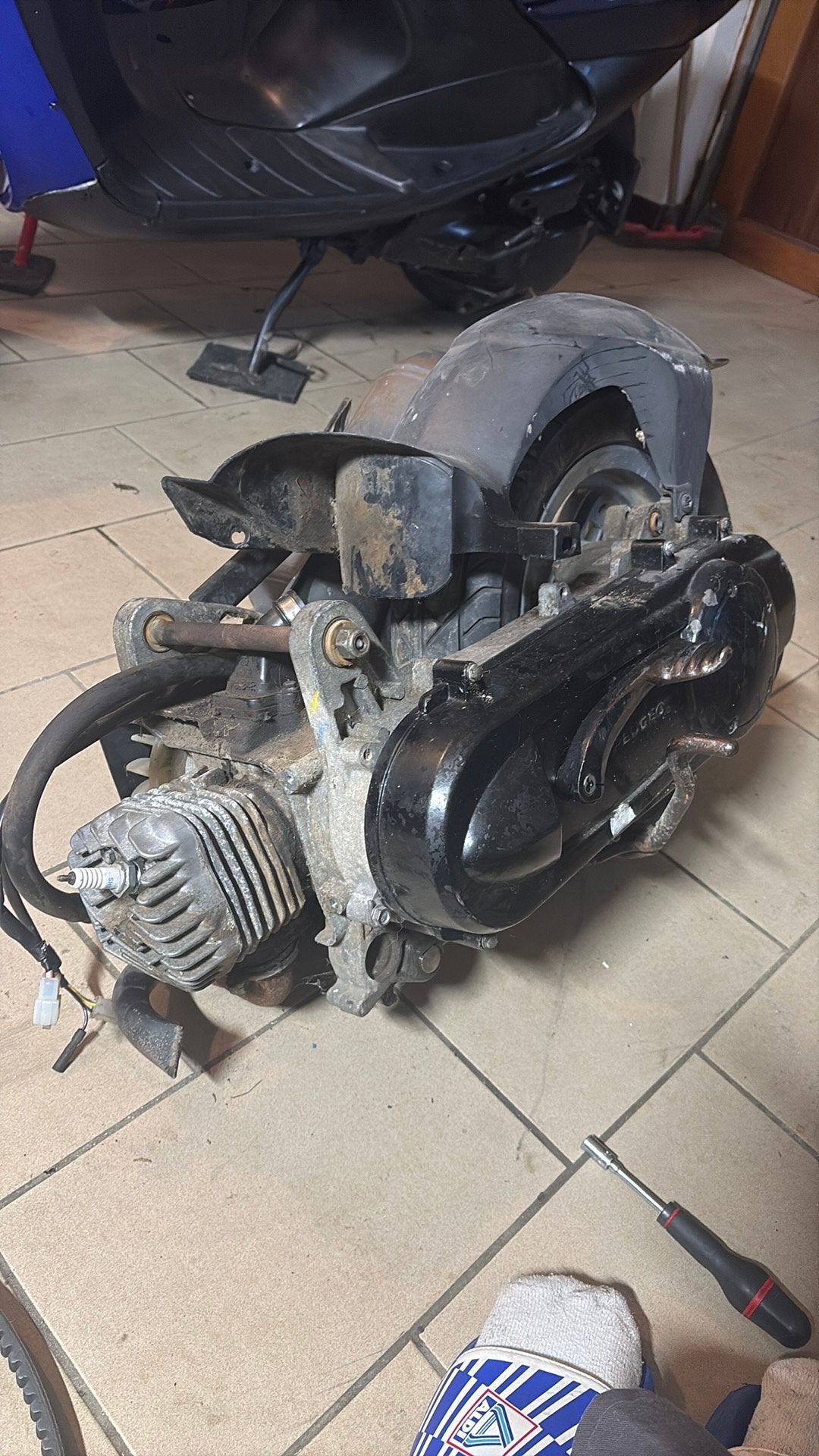 Peugeot ludix blok compleet origineel, Ophalen, Zo goed als nieuw, Blok