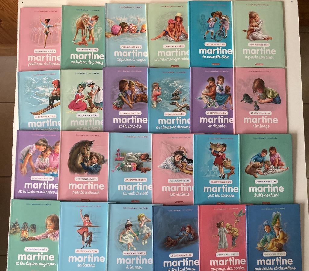 Collection de livres Martine (de poche) - lot de 57 titres, Livres, Livres pour enfants | 4 ans et plus, Comme neuf, Livre de lecture
