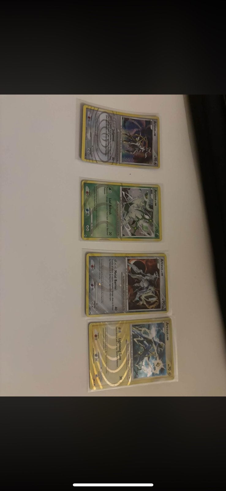 Arceus collectie Pokémon, Enlèvement, Comme neuf