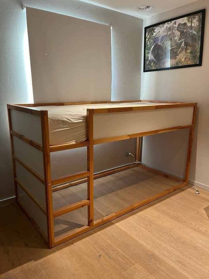 Hoogslaper Kura en bedtent, Kinderen en Baby's, Ophalen, Zo goed als nieuw, Hoogslaper