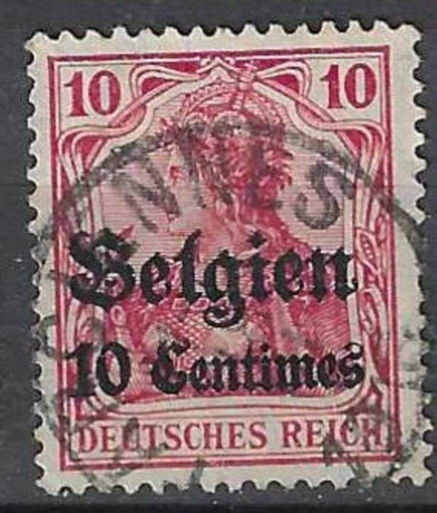 Belgique Occupation allemande 1914 - Yvert/OBP 3 - Cent (ST), Envoi, Affranchi, Oblitéré