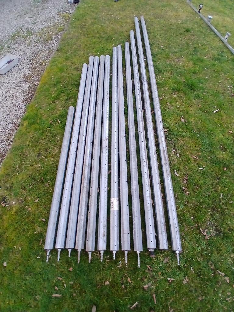 Achthoekige Buis Voor Rolluik - Ø 70 mm / 60 mm, Doe-het-zelf en Bouw, Ophalen, Gebruikt, 200 cm of meer