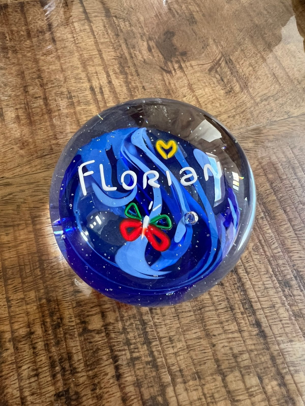 Cadeau Prénom FLORIAN, Antiquités & Art, Art | Objets design, Enlèvement, Verre